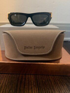 Palm Angels Black Willow Sunglasses – New / Never Worn